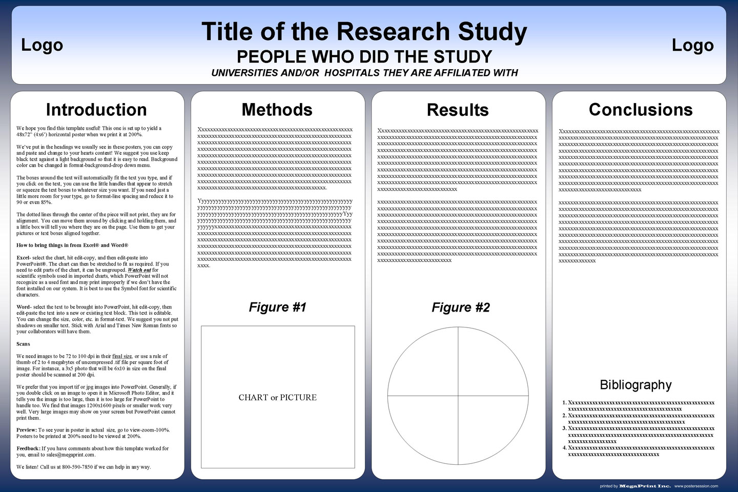 48x72 academic poster template
